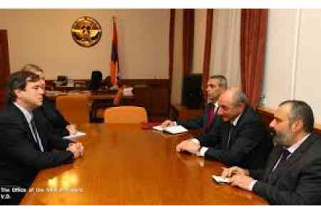 Sahakyan raised the issue of Artsakh participation in all stages of  Karabakh conflict settlement at a meeting with intermediaries